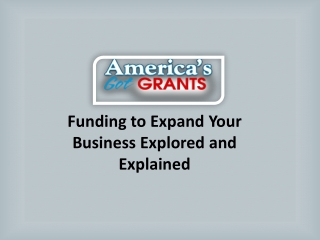 Funding to Expand Your Business Explored and Explained