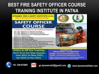 Best Fire Safety Officer Course training Institute in Patna