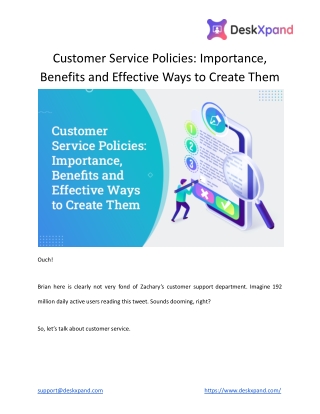 Customer Service Policies_ Importance, Benefits and Effective Ways to Create Them