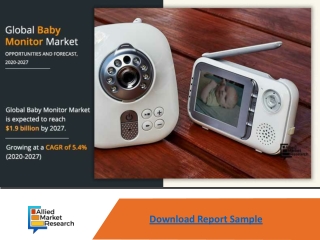 Baby Monitor Market is Expected to Grow at a CAGR of 5.4% by 2027