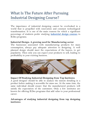 what-is-the-future-after-pursuing-industrial-designing-course-converted
