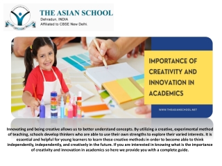 Importance of Creativity And Innovation in Academics