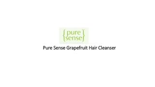 Pure Sense Grapefruit Hair Cleanser