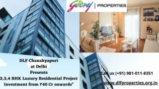 New launch Dlf Chanakyapuri Projects In Delhi