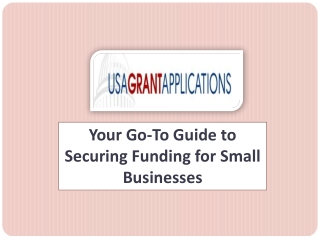 Your Go-To Guide to Securing Funding for Small Businesses