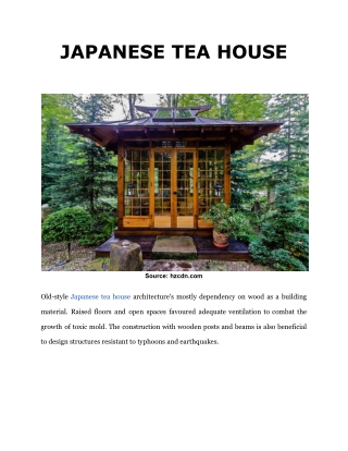 JAPANESE TEA HOUSE