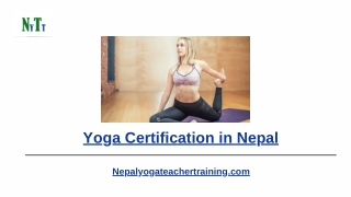 Yoga Certification in Nepal