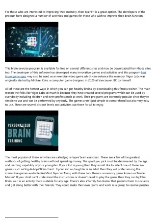 How to Boost Your Brain Function by Playing Games