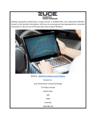 Best Alientech Training Course Brisbane Zuce.com.au