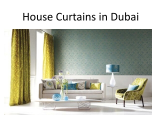 House Curtains in Dubai