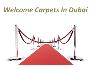 Welcome Carpets in Dubai