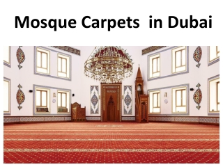 Mosque Carpets in Dubai