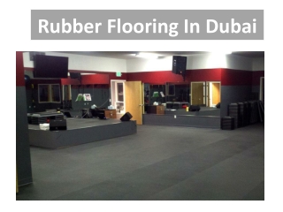 Rubber Flooring Dubai