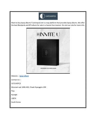 Kpop Album  Catchopcd.net