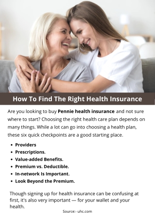 How To Find The Right Health Insurance