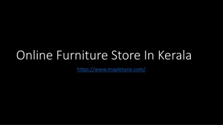 Online Furniture Store In Kerala