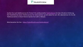 Telefondienst