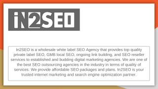 Outsource SEO Services - In2SEO