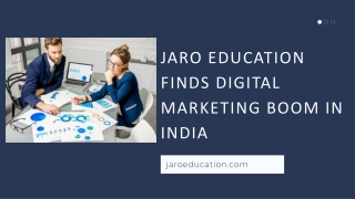 Jaro Education Finds Digital Marketing Boom in India