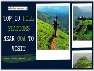 Top 10 Hill Stations Near Goa to Visit