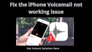 iPhone Voicemail Not Working