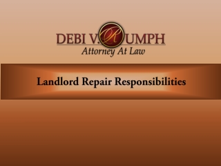 Landlord Repair Responsibilities