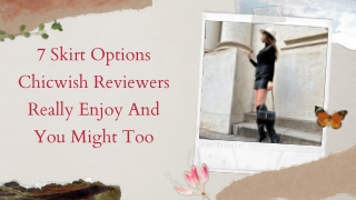 7 Skirt Options Chicwish Reviewers Really Enjoy And You Might Too