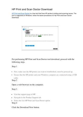 HP Print and Scan Doctor Download