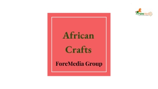 African Crafts