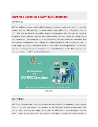 SAP FICO Online Course | SAP FICO Online Tutorials PDF | FICO Course PDF