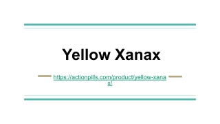 Yellow Xanax