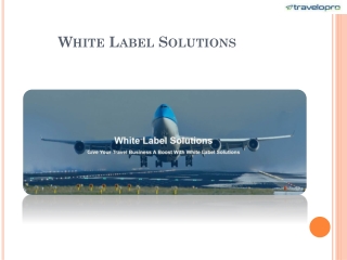 White Label Solutions