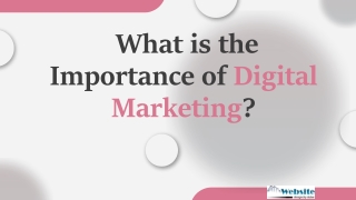 What is the Importance of Digital Marketing?