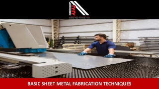 Basic Sheet Metal Fabrication Techniques