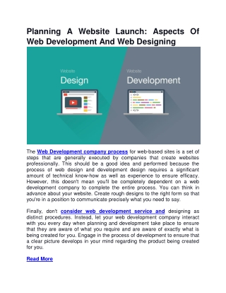 Planning A Website Launch
