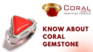 Know About Coral Gemstone