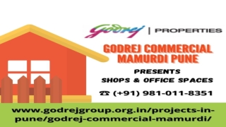 Godrej Commercial Mamurdi Pune |GodrejCommercial New Launch in Pune