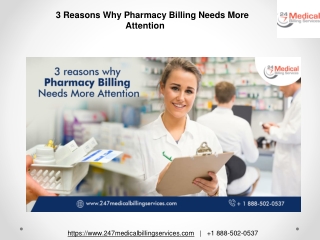 3 Reasons Why Pharmacy Billing Needs More Attention