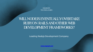 Leading Nodejs Development Company