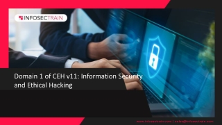 Domain 1 of CEH v11  Information Security and Ethical Hacking