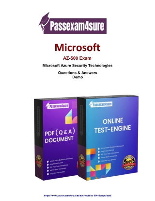 Get  AZ-500  PDF Dumps for Simple Good results: PassExam4Sure