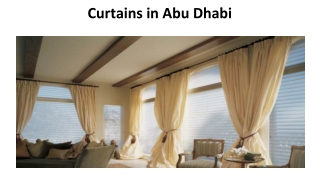 Curtain in Abu Dhabi