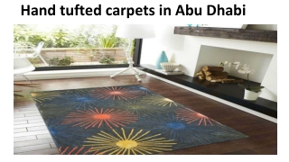 Welcome Carpets in Abu Dhabi