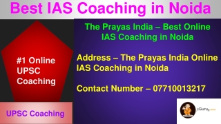 Best IAS Coaching in Noida