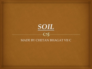 Soil