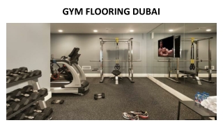 GYM FLOORING DUBAI