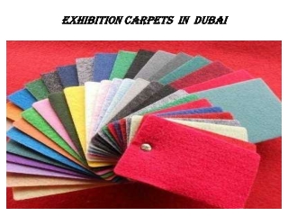 EXHIBITION CARPETS IN DUBAI