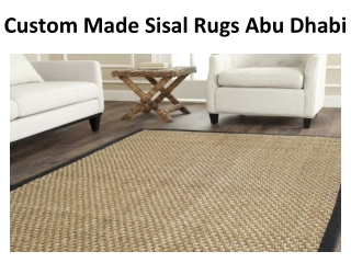 CUSTOM MADE SISAL RUGS