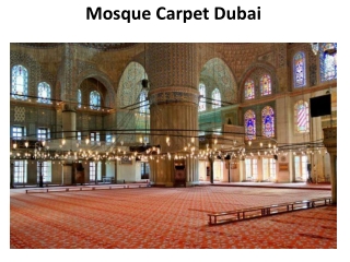 Mosque Carpet Dubai
