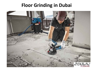 Floor Grinding in Dubai